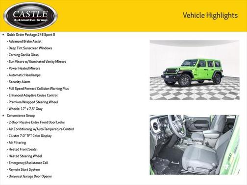 2025 Jeep Wrangler Sport S