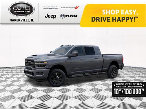 Ceramic Gray Clearcoat 2026 RAM 2500 Laramie Mega Cab 4x4 6'4' Box