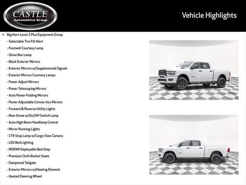 2025 RAM 2500 Big Horn Crew Cab 4x4 6'4' Box