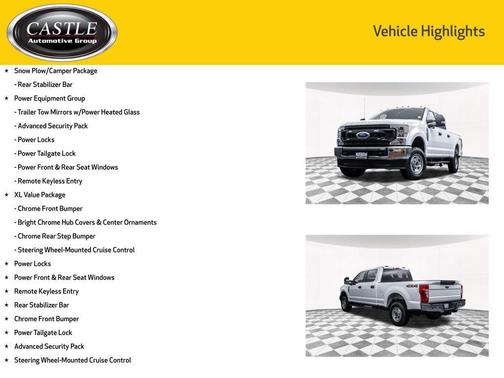 Oxford White 2022 Ford F-250 XL