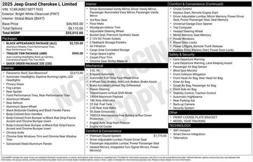 2025 Jeep Grand Cherokee L Limited