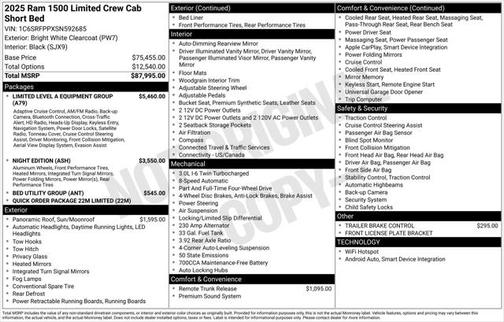 2025 RAM 1500 Limited
