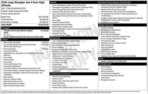 2024 Jeep Wrangler 4xe High Altitude