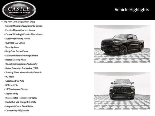 2026 RAM 1500 Big Horn/Lone Star