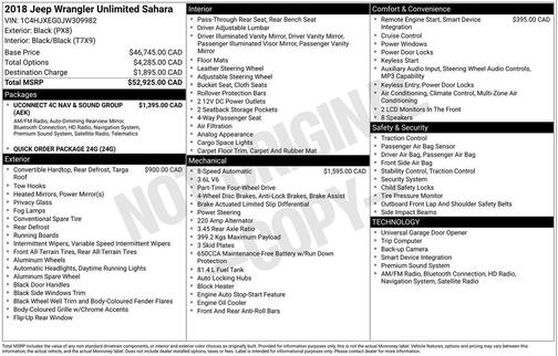 2018 Jeep Wrangler Unlimited Sahara