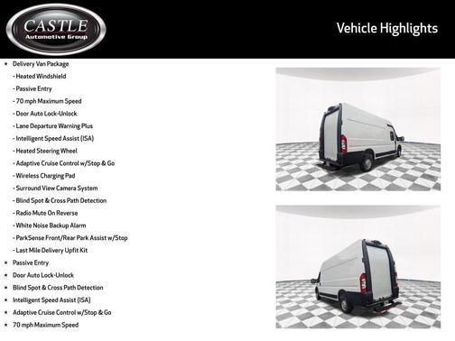 2024 RAM ProMaster 3500 High Roof
