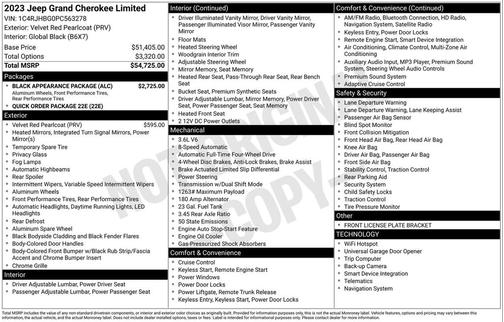 2023 Jeep Grand Cherokee Limited