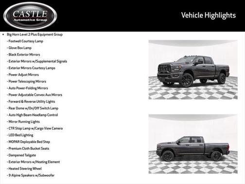 2025 RAM 2500 Big Horn Crew Cab 4x4 6'4' Box