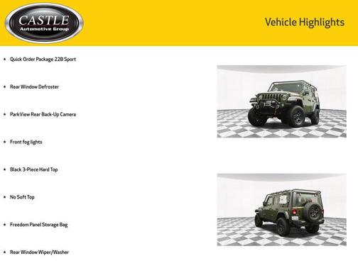 Sarge Green Clearcoat 2021 Jeep Wrangler Unlimited Sport