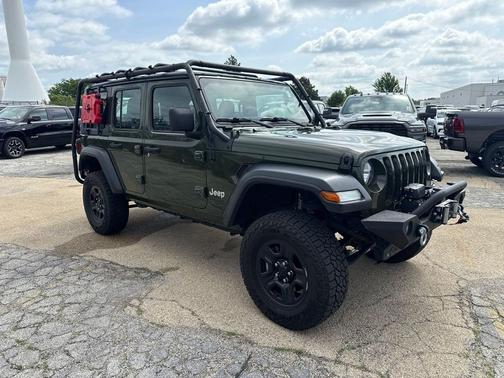 Sarge Green Clearcoat 2021 Jeep Wrangler Unlimited Sport