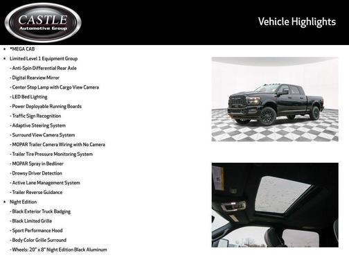 2026 RAM 2500 Limited Mega Cab 4x4 6'4' Box