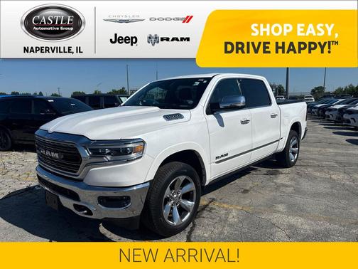 Ivory White Tri-Coat Pearlcoat 2019 RAM 1500 Limited