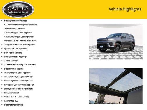 Baltic Gray Metallic Clearcoat 2026 Jeep Grand Wagoneer Limited Reserve 4x4