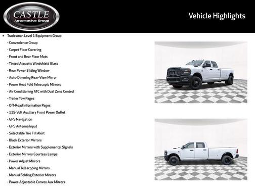 2026 RAM 3500 Tradesman Crew Cab 4x4 8' Box