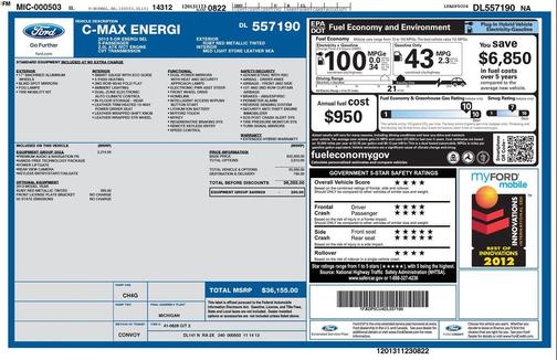 2013 Ford C-Max Energi SEL