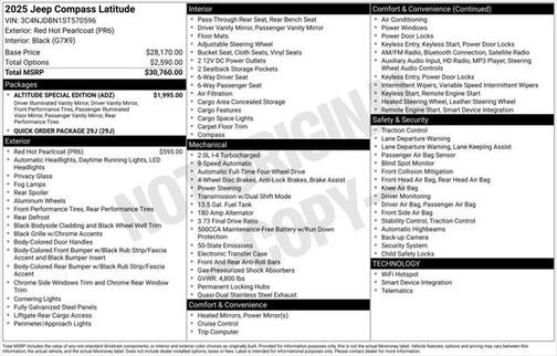 2025 Jeep Compass Latitude