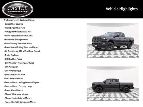 2025 RAM 2500 Tradesman Crew Cab 4x4 6'4' Box