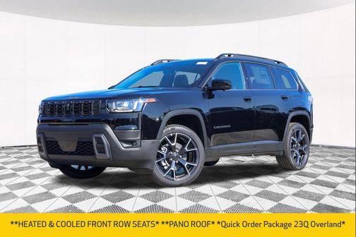 Diamond Black Crystal Pearlcoat 2026 Jeep Cherokee Overland