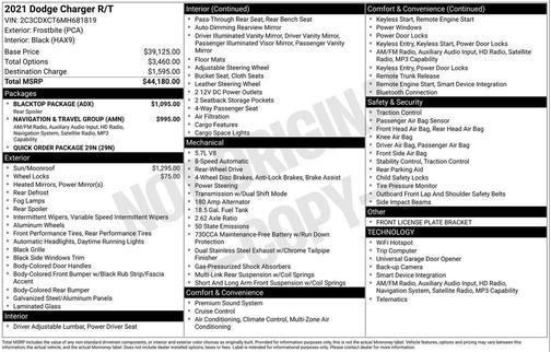 2021 Dodge Charger R/T