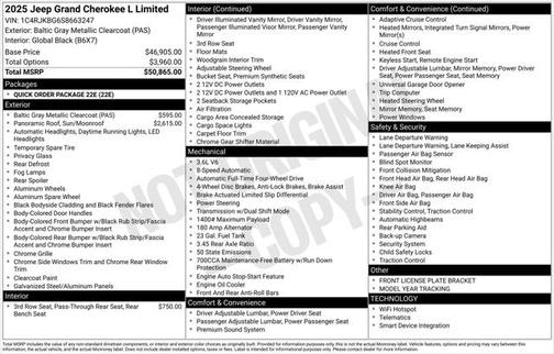 2025 Jeep Grand Cherokee L Limited