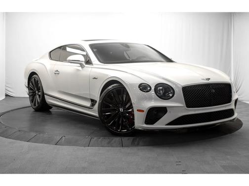 Snow Quartz Pearlescent 2022 Bentley Continental GT Speed W12 Coupe