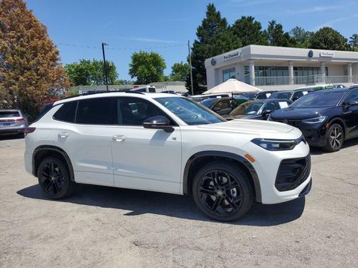 Opal White Pearl 2025 Volkswagen Tiguan 2.0T SE R-Line Black