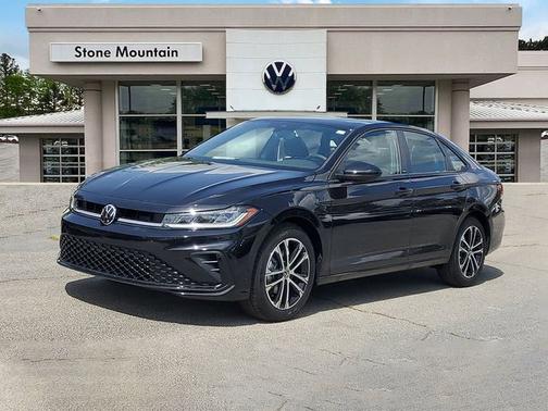 Black 2026 Volkswagen Jetta 1.5T Sport