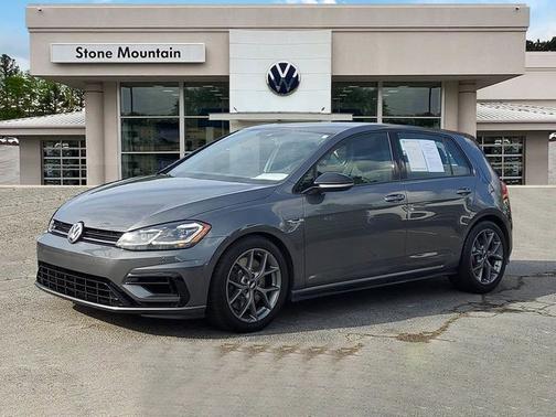 Indium Gray Metallic 2019 Volkswagen Golf R DCC & Navigation 4Motion