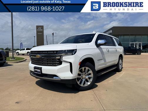 Summit White 2022 Chevrolet Suburban Premier