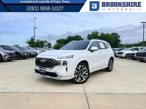 Quartz White 2022 Hyundai SANTA FE Calligraphy
