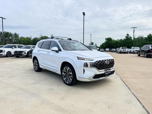 Quartz White 2022 Hyundai SANTA FE Calligraphy