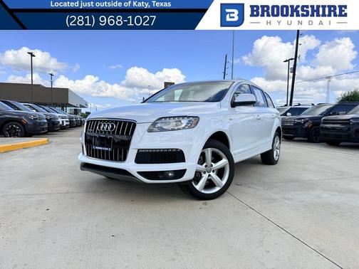 Glacier White Metallic 2013 Audi Q7 3.0T S line Prestige
