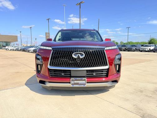 Coulis Red 2025 INFINITI QX80 Luxe
