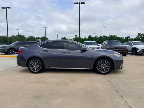 Crystal Black Pearl 2018 Acura TLX V6 Advance