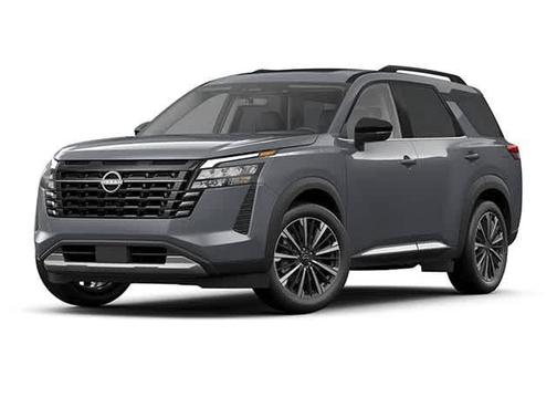 Boulder Gray Pearl 2026 Nissan Pathfinder Platinum