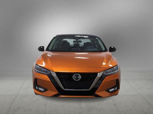 Monarch Orange Metallic/Super Black 2023 Nissan Sentra SR