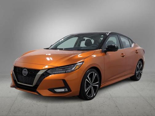 Monarch Orange Metallic/Super Black 2023 Nissan Sentra SR