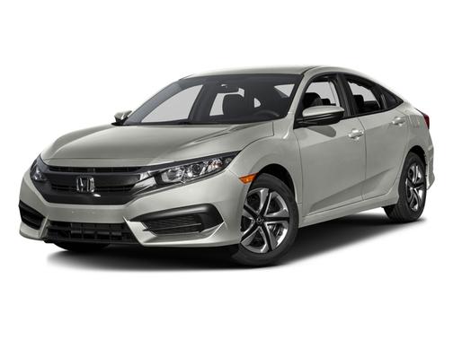 Black 2016 Honda Civic LX