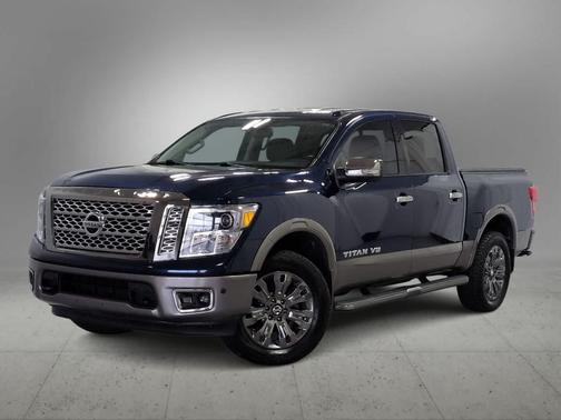 Deep Blue Pearl 2018 Nissan Titan Platinum Reserve