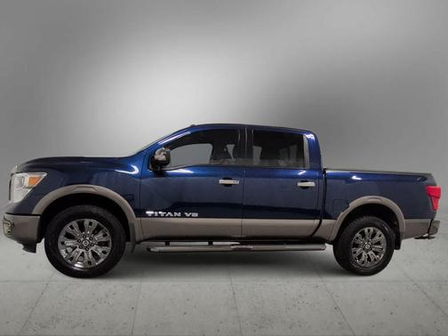 Deep Blue Pearl 2018 Nissan Titan Platinum Reserve