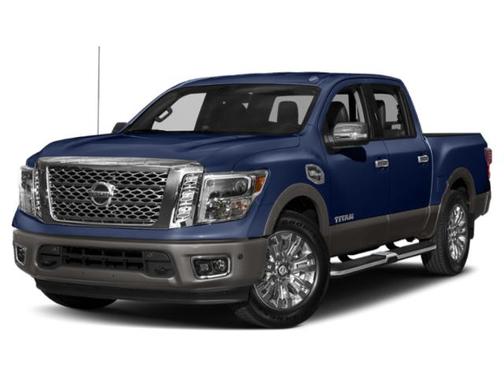 Deep Blue Pearl 2018 Nissan Titan Platinum Reserve