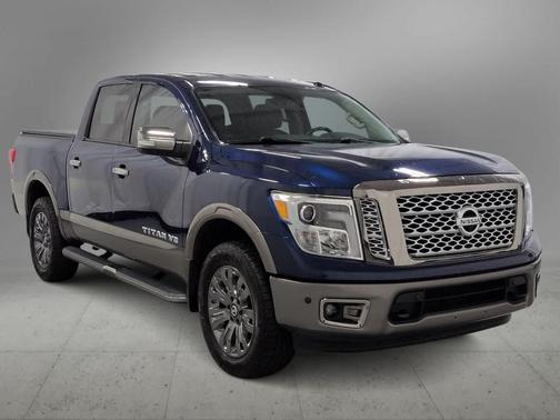 Deep Blue Pearl 2018 Nissan Titan Platinum Reserve