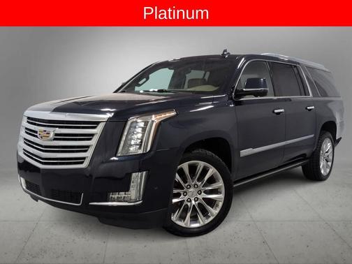 Dark Adriatic Blue Metallic 2019 Cadillac Escalade ESV Platinum