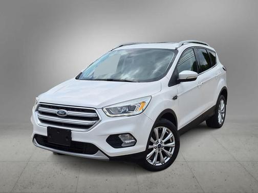 WHITE PLATINUM MET TRI-COAT 2017 Ford Escape Titanium