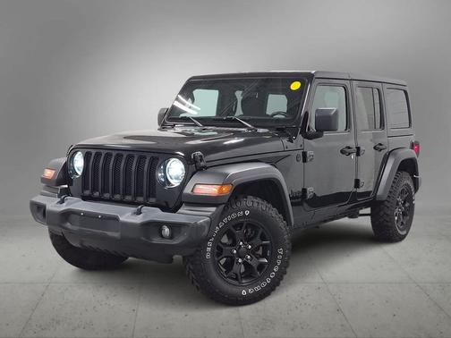 Black Clearcoat 2021 Jeep Wrangler Unlimited Sport Altitude