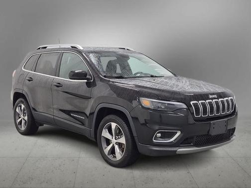 Diamond Black Crystal Pearl 2019 Jeep Cherokee Limited