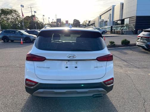 Quartz White 2020 Hyundai SANTA FE Luxury