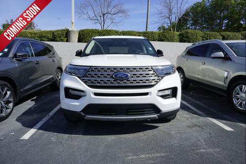 Star White Metallic Tri-Coat 2021 Ford Explorer Limited