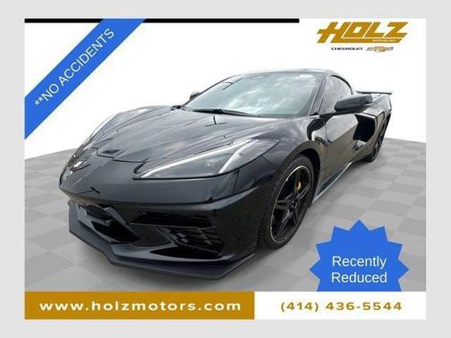 Black 2025 Chevrolet Corvette Stingray w/3LT
