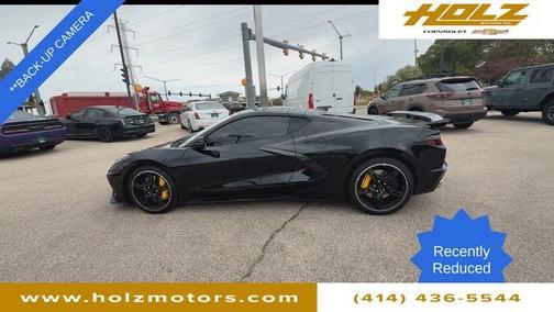 Black 2025 Chevrolet Corvette Stingray w/3LT